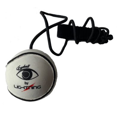 LIGHTNING EyeBall Training Sliotar - White